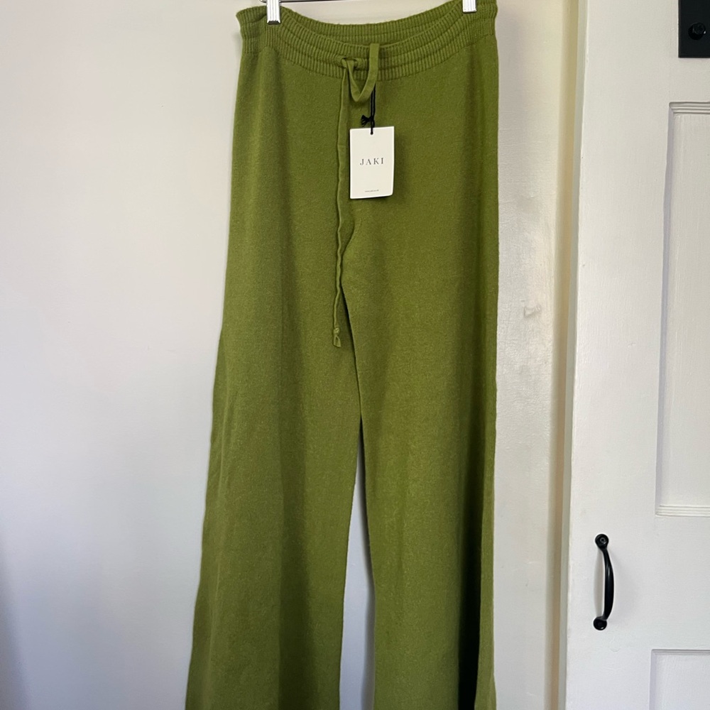 JAKI Olive Green Knit Pants